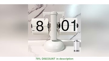 Best Products You Should Know! #A Flipping Clock with Page Turning Automatically for Modern Home