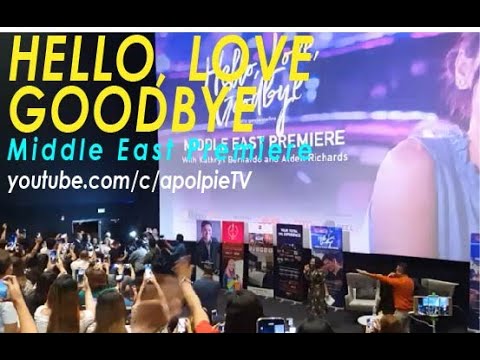 #HelloLoveGoodbye #Blockscreening #Dubaimall #kathrynbernardo #Aldenrichards #international #brozone