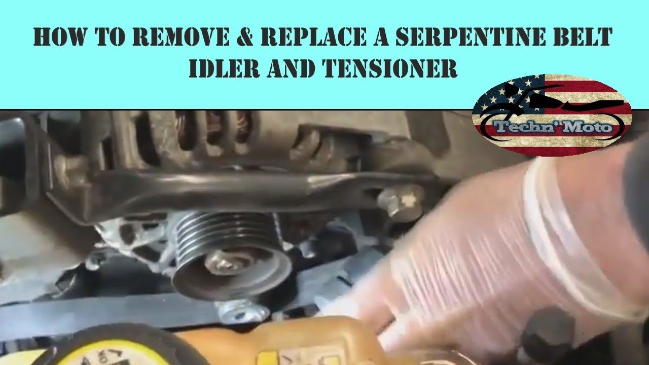Serpentine Belt Idler & Tensioner Replacement- Ford Taurus | Techn