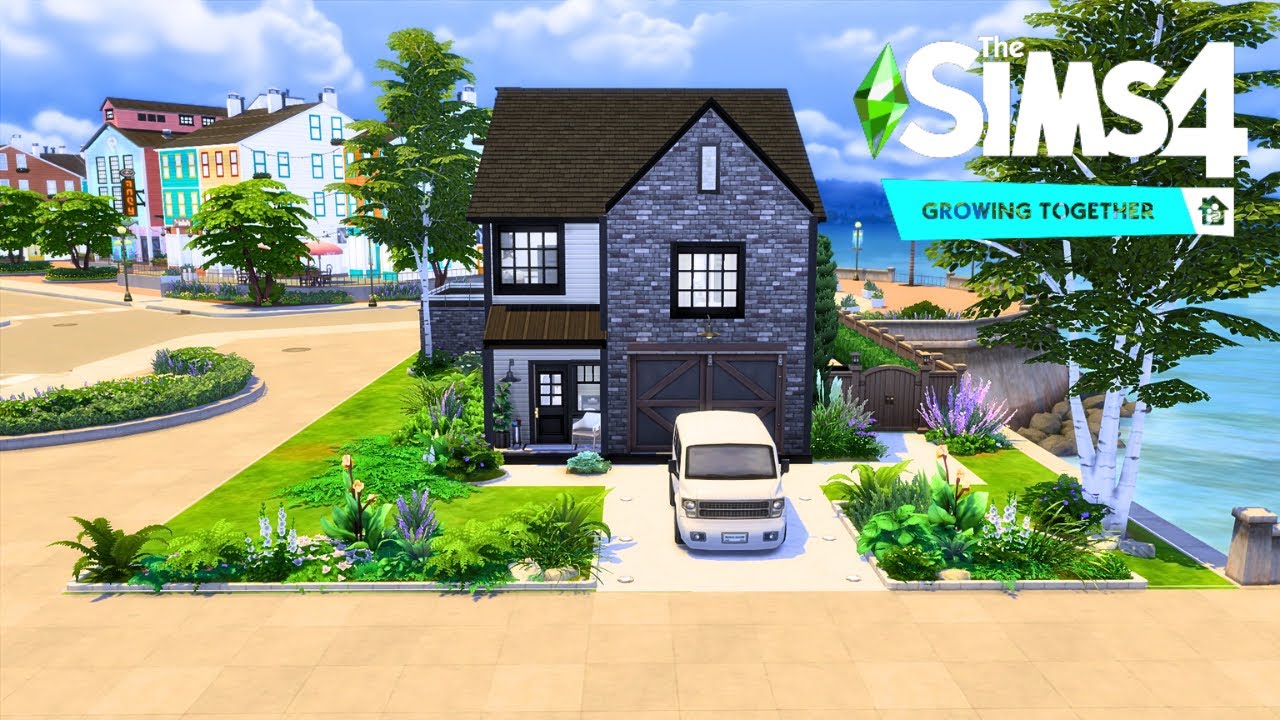 Growing Together Couple's First Home 💑  | The Sims 4: Speed Build (NO CC)
