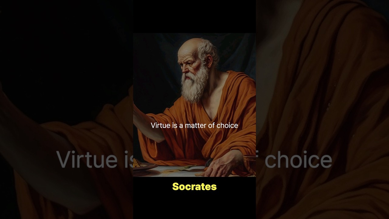 Virtue is a matter of choice | Socrates quote | aduiobook