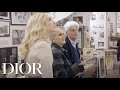 Chiara Ferragni and Maria Grazia Chiuri's walk through Rome with Dior