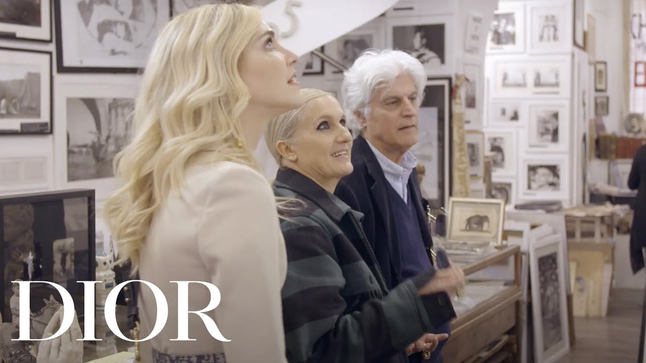 Chiara Ferragni and Maria Grazia Chiuri's walk through Rome with Dior