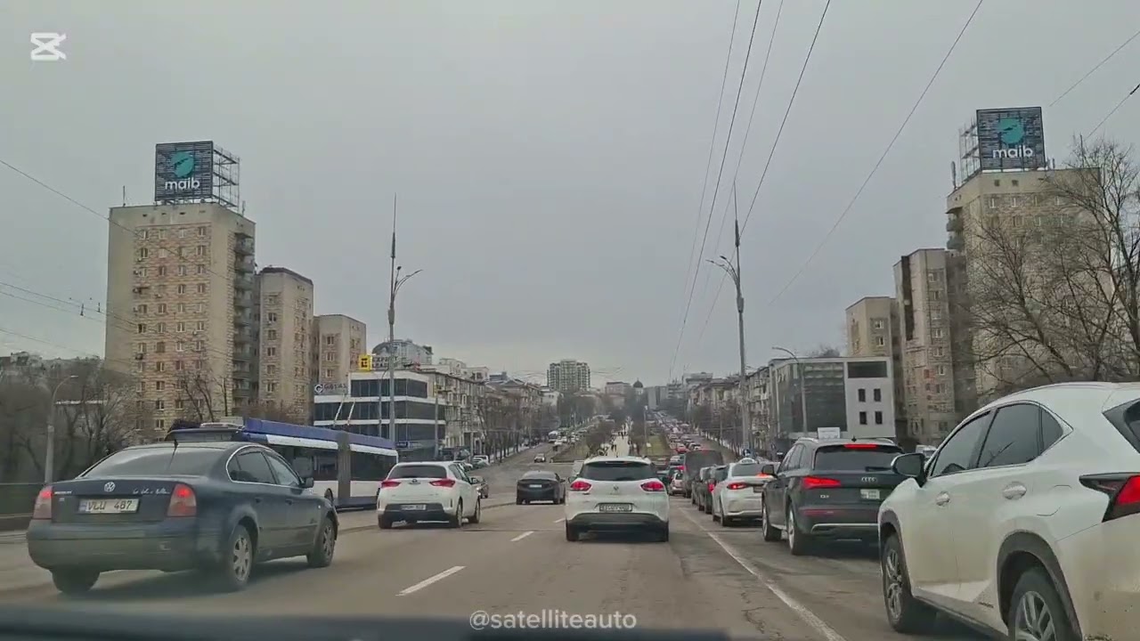 Наша задача — сдать экзамен. Эпизод 1. #Кишинев. — Анастасия за рулём.