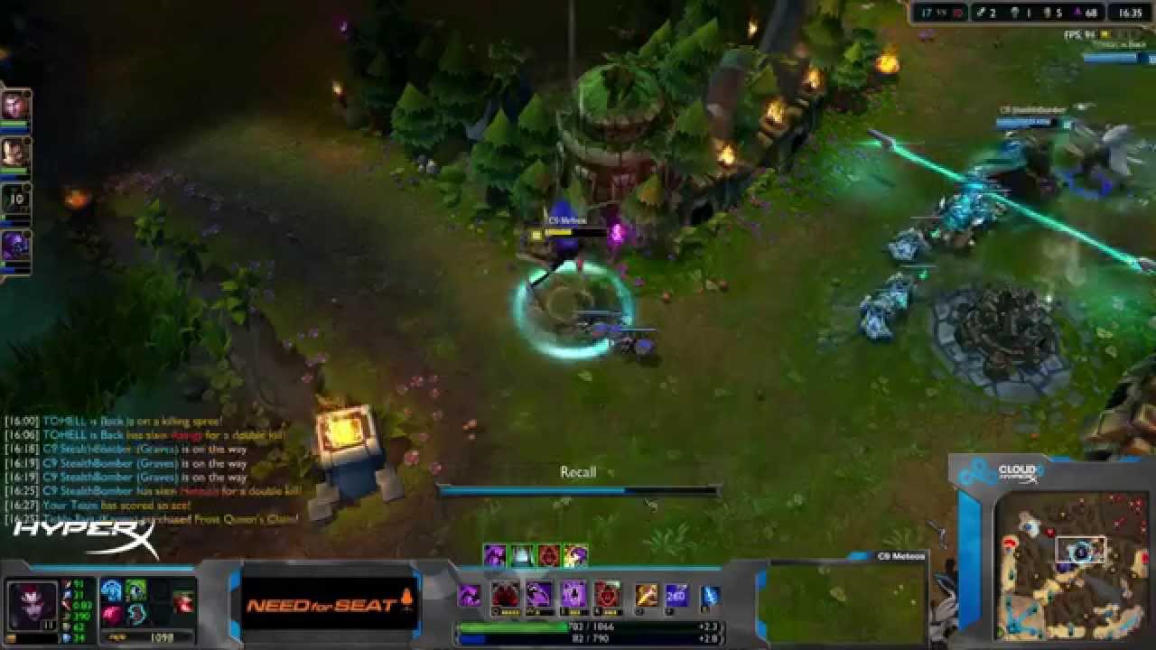lol patch notes C9 Meteos Elise Jungle [Challenger Ranked solo queue]