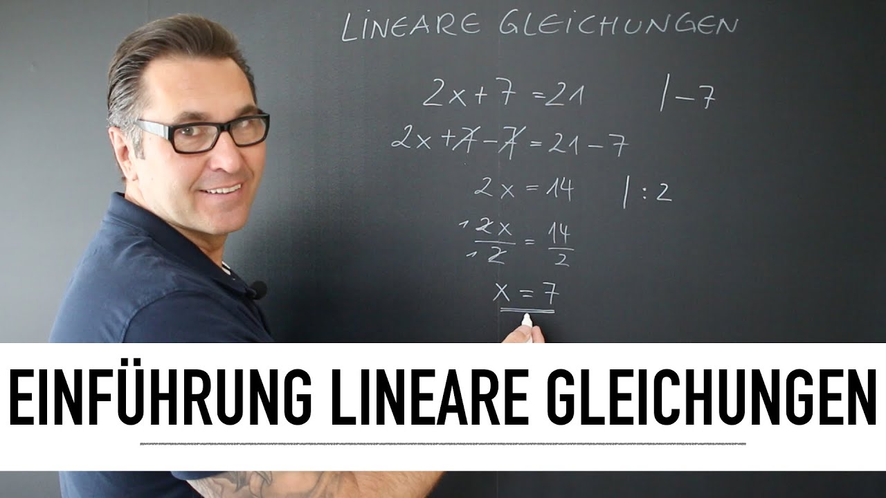 Was sind Lineare Gleichungen? kurze Einführung
