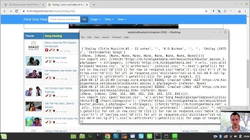 Scraping HTML table data from multiple pages to CSV in ONE LINE OF PYTHON CODE within SCRAPY Shell