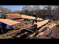 Milling 175 Floorboards On My Homemade Bandsaw Mill 