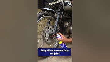 Bike care tips and tricks #shorts #wd40 #multipurpose #rustremoval #howto #bikemaintenance