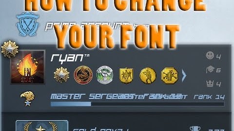 How to change your Font in CSGO | Custom Fonts