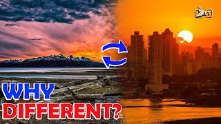 Why are sunrise and sunset times different in different parts of the world? | Zeey