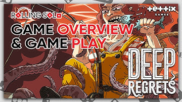 Deep Regrets w/ Lamentable Tentacles | Solo Playthrough | Game Overview & Gameplay