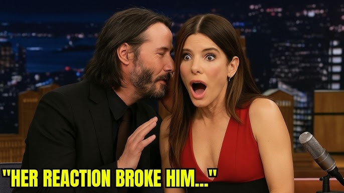 Keanu Reeves Whispered to Sandra Bullock on Live TV — What Happened Next Shocked Jimmy Fallon” - YouTube
