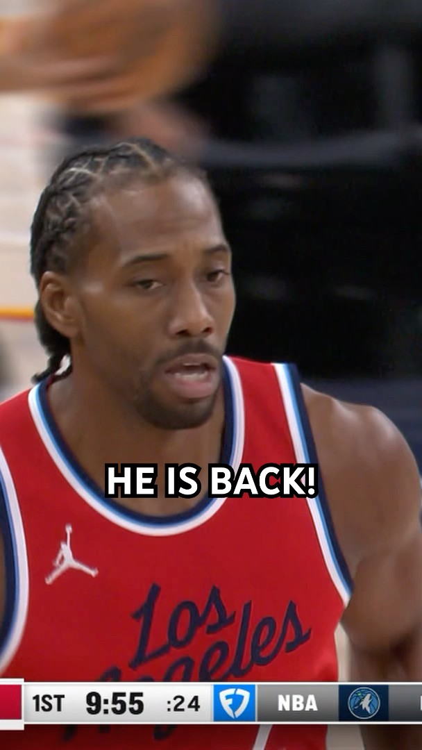 Kawhi Leonard DRILLS a three on his first shot attempt this season! ?