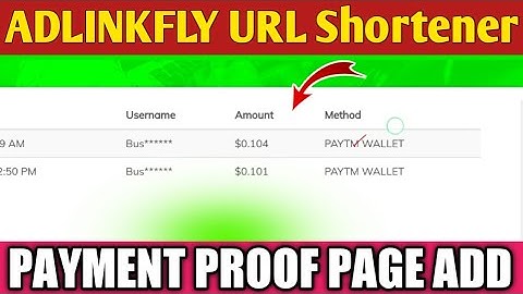 AdLinkFly Payment Proof Add, How to add URL shortener payment proof page, AdLinkFly