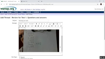 How to show your work