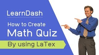 Learndash  math quiz by using LATEX