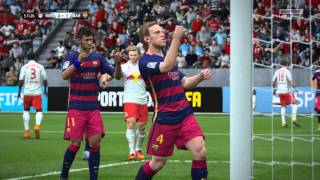 Fifa 16 Fc Red Bull Salzburg Vs Fc Barcelona Gameplay 1080p 60 Fps Youtube