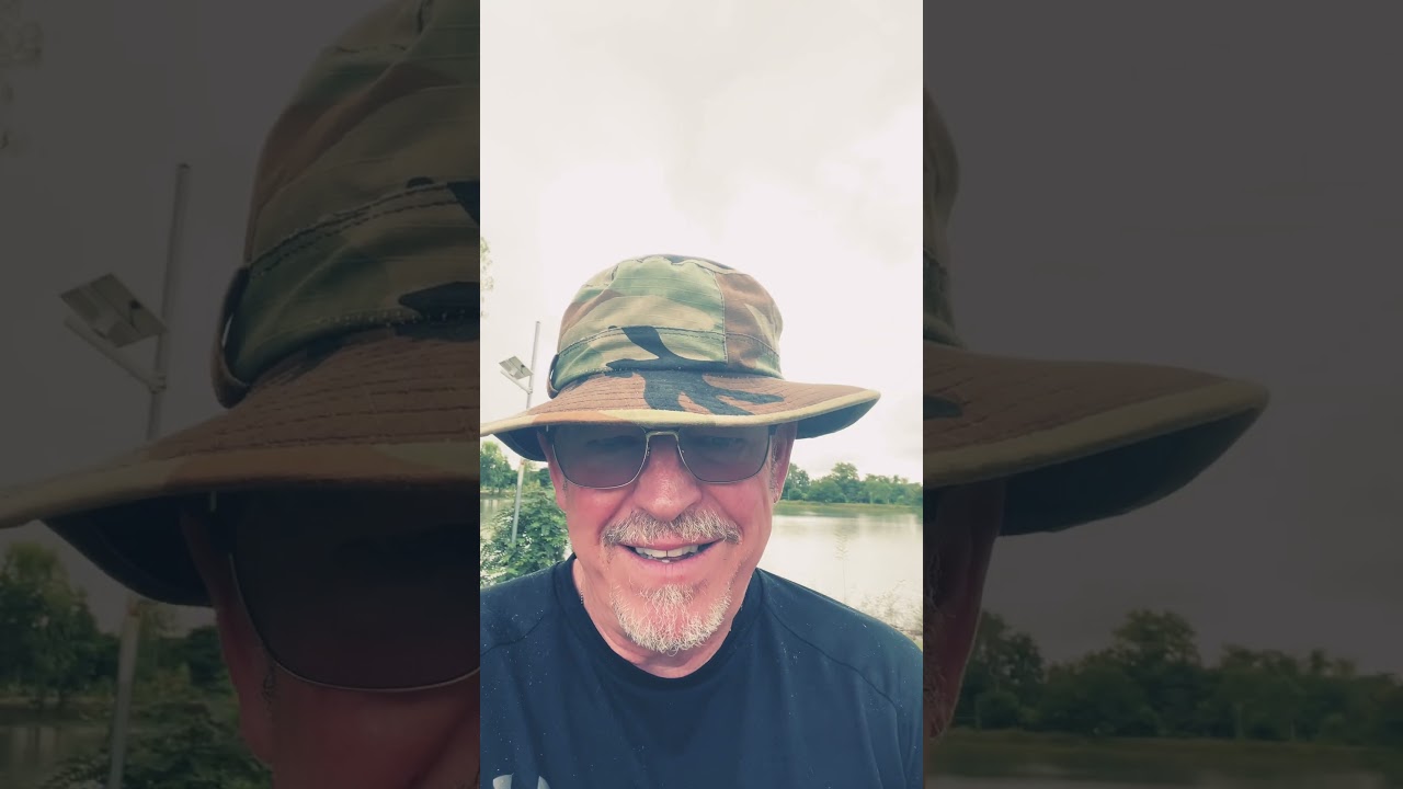 Walking in Rural Thailand. 