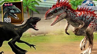 Indoraptor Level 999 Vs Indominus Rex - Juric World - The Game - Tournament Ep. 160 Hd