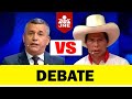 Daniel Urresti vs Pedro Castillo Debate Presidencial 2021 Perú