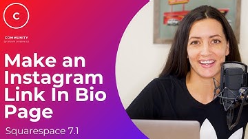 Make an Instagram Link in Bio Page in Squarespace [2021]