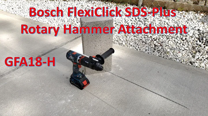Bosch SDS-plus Rotary Hammer Attachment with Side Handle GFA18-H - Unboxing, Testing & Review