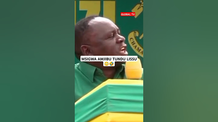 MSIGWA AMJIBU TUNDU LISSU: NJOO HUKU, CHADEMA IMESHAPOTEZA MUELEKEO😳 #msigwa #lissu #chadema
