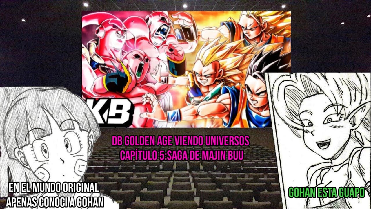 Dragon Ball golden age viendo universos cap 5 saga de majin buu