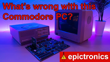 Getting the last missing components back on the board and trying to boot the Commodore PC10-III