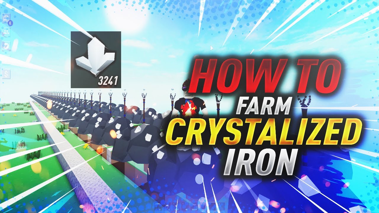 SIMPLE TIP! BEST FARMING METHOD TO GET CRYSTALLIZED IRON! BECOME