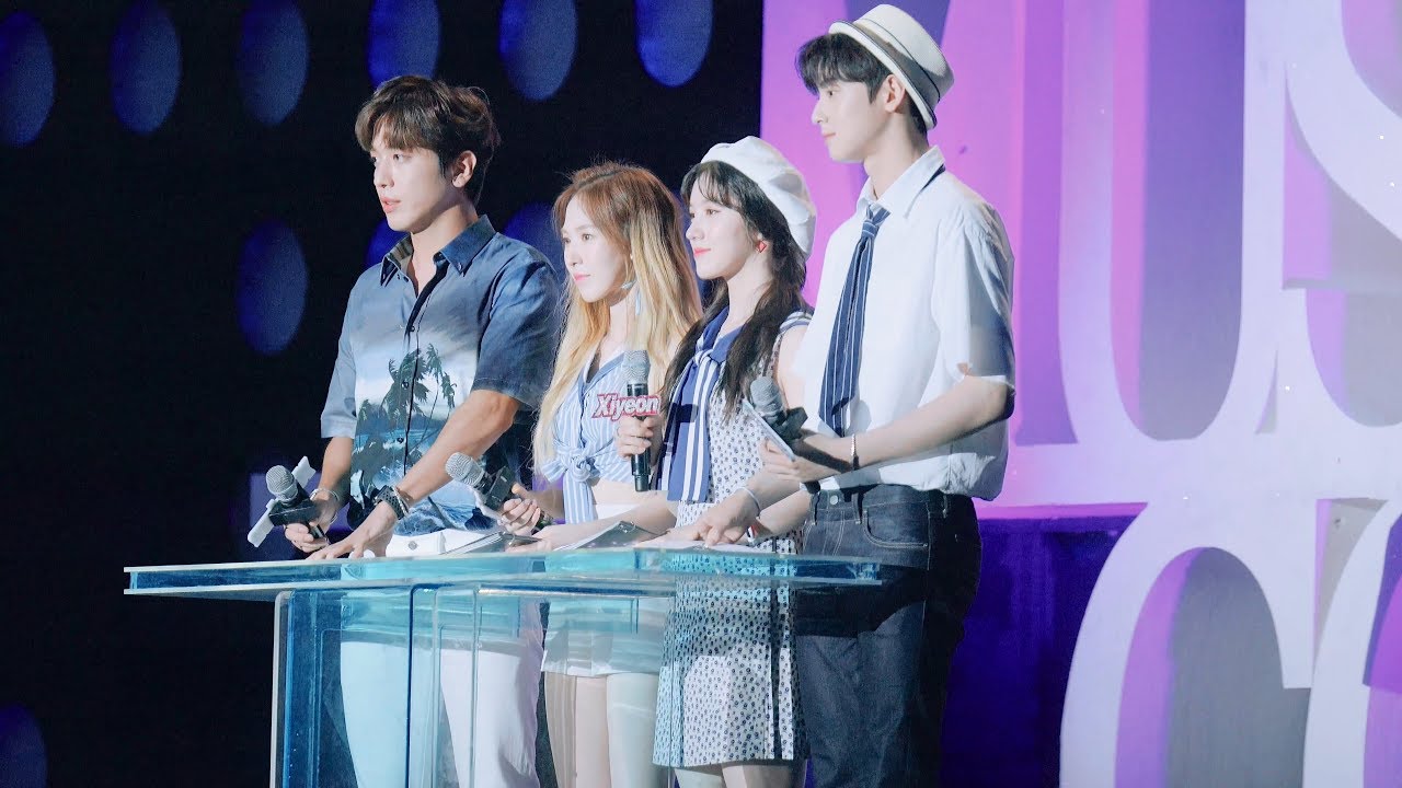 MC멘트(정용화,레드벨벳(Red Velvet) 웬디,PRISTIN (프리스틴) 박시연,아스트로 차은우)@170724 울산 음악중심 [4k Fancam/직캠 By TheGsd