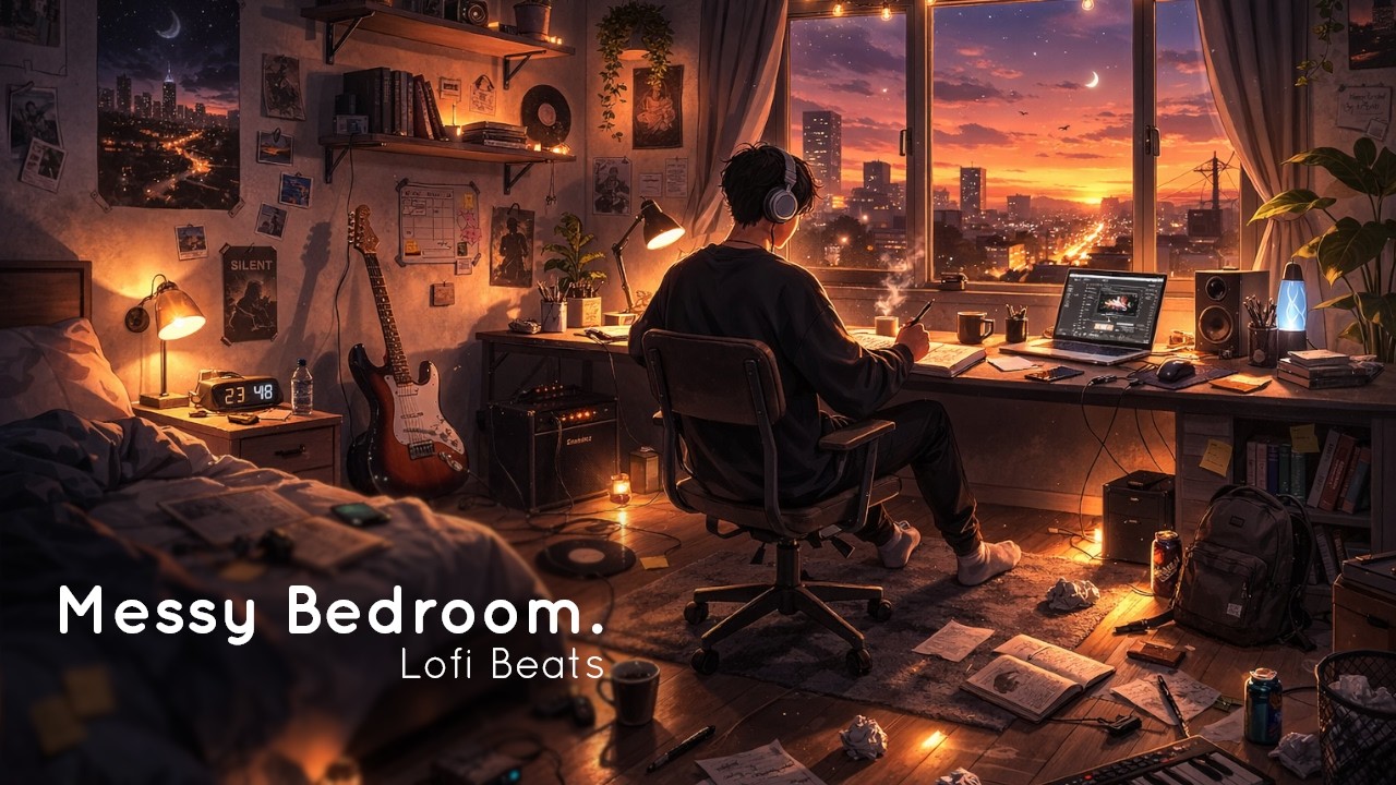 Messy Bedroom 🛏 | Lofi Hip Hop Mix - Where Chaos Turns Into Focus