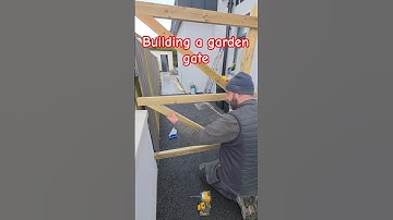 building a garden gate #construction #howto #gate #dewalt #diy #carpentry #garden #uk #fence #tips