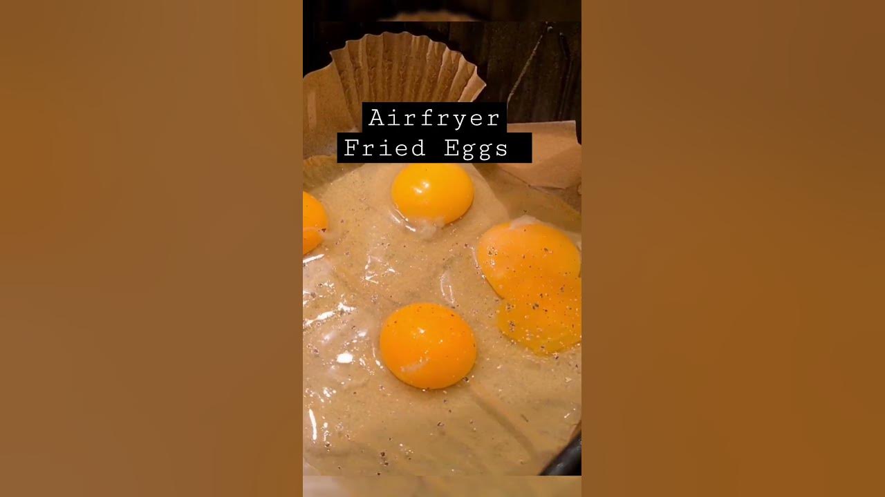 Airfryer Fried Eggs #food #airfryerrecipes #quickrecipe quickrec