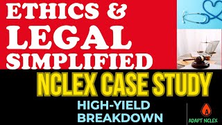 NCLEX Ethics & Legal Simplified: High-Yield Nursing Case Study with Rationale