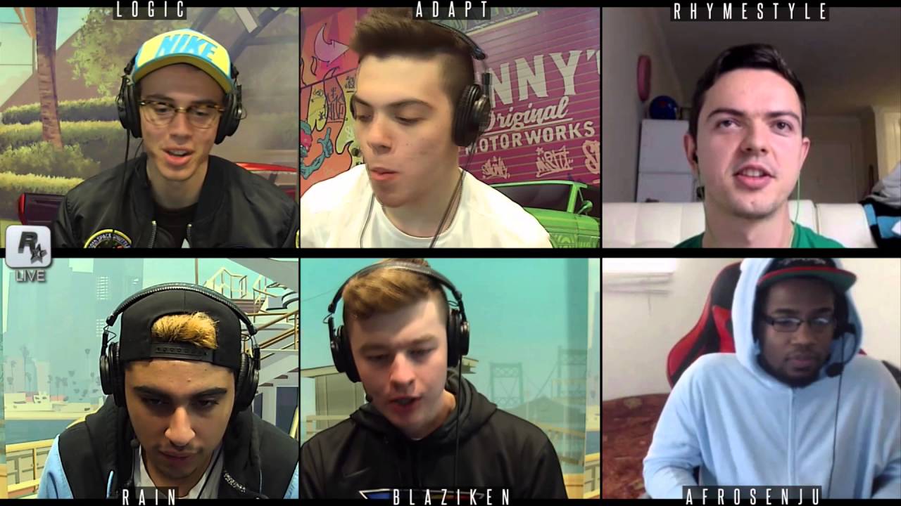 GTA Livestream with Logic / FaZe / RHYMESTYLE / AFROSENJU - YouTube