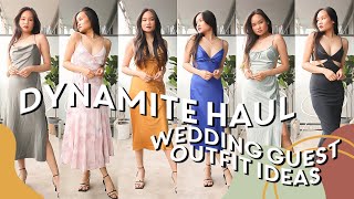 WEDDING GUEST OUTFIT INSPO - Dynamite Haul! Review & Try On | Victoria Hui