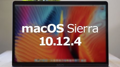 Mac os Sierra 10.12.4 VS 10.12.3 Comparison!