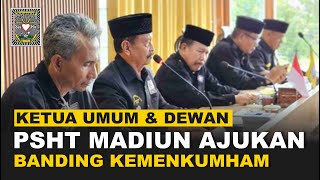 HIMBAUN KETUA UMUM & KETUA DEWAN PSHT TERKAIT KEMENKUMHAM & BADAN HUKUM PSHT PUSAT MADIUN