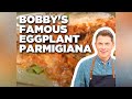 Bobby flays famous eggplant parmigiana  throwdown with bobby flay  food network