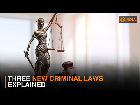 Three new criminal laws explained | DD India — video thumbnail