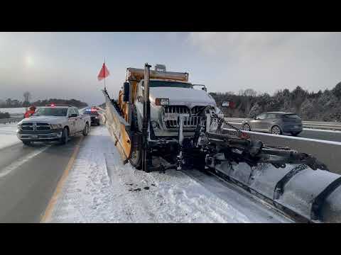 Hwy 401 Shutdown East of Grafton January 10, 2022