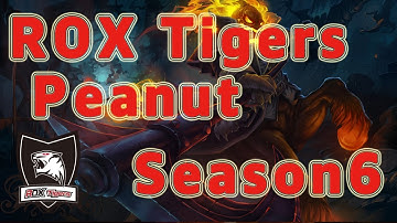 ROX Tigers Peanut Hecarim Jungle vs Nautilus Patch 6.19 in NA