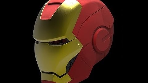 Maya tutorial:How to model an Iron man helmet part.3