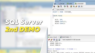 SQL Server Second Demo | 5 Oct 2023 | Vinay Tech