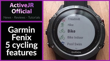 Garmin Fenix 5 cycling features navigation and varia radar