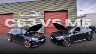 on BRULE un C63 AMG et un M5 V10 ! run & drift