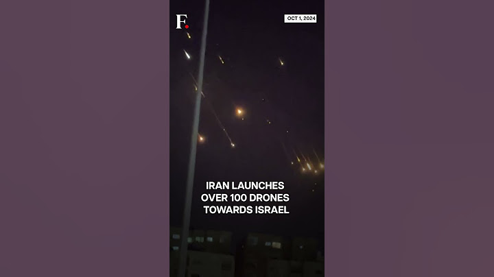 Iran Hits Back, Over 100 Drones Launched Towards Israel | Subscribe To Firstpost | N18G