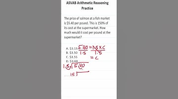 ASVAB/PiCAT Arithmetic Reasoning Practice Test Q: Translating A Word Problem into an Equation